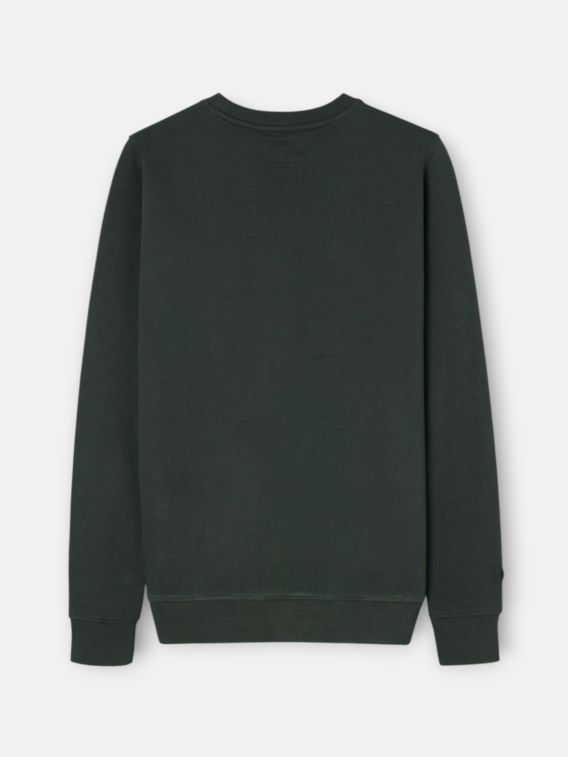 Sweatshirt bolso etiqueta caqui