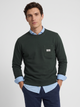 Sudadera bolsillo etiqueta khaki