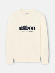 Sudadera silbon smart classic crema