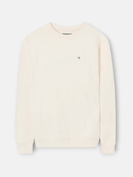Sudadera Silbon preppy crema