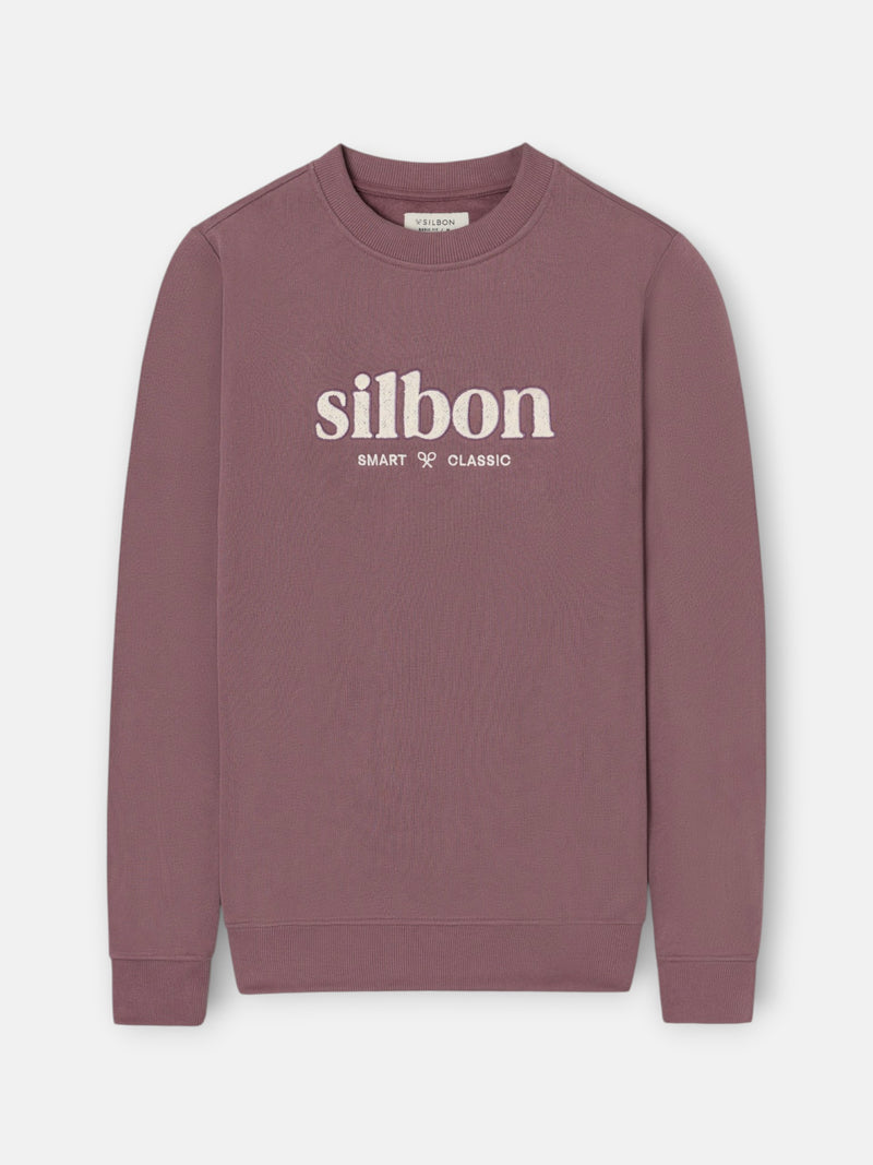Sudadera silbon smart classic burdeos