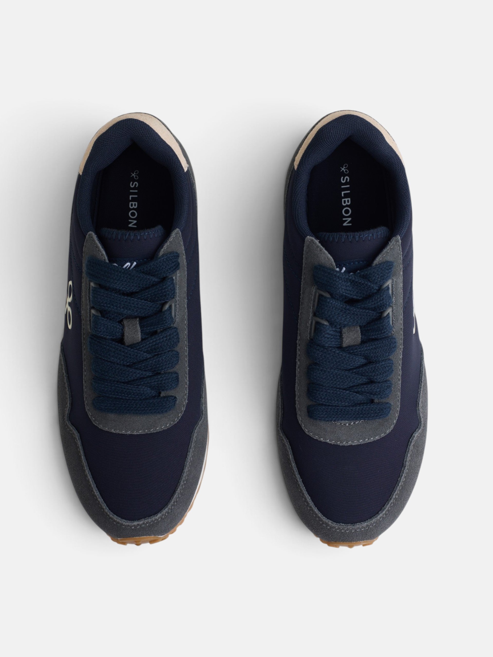 Zapatilla running relax azul marino