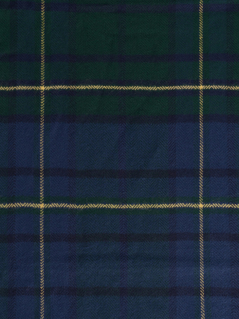 Bufanda cuadro tartan azul marino