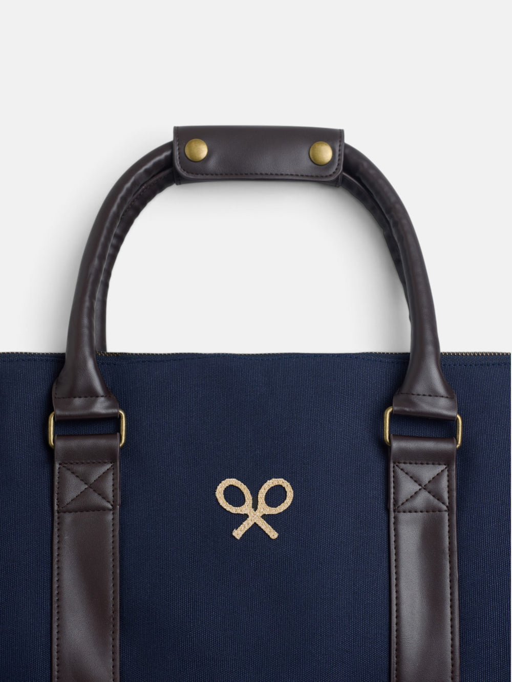 Sac de voyage classique raquettes bleu marine