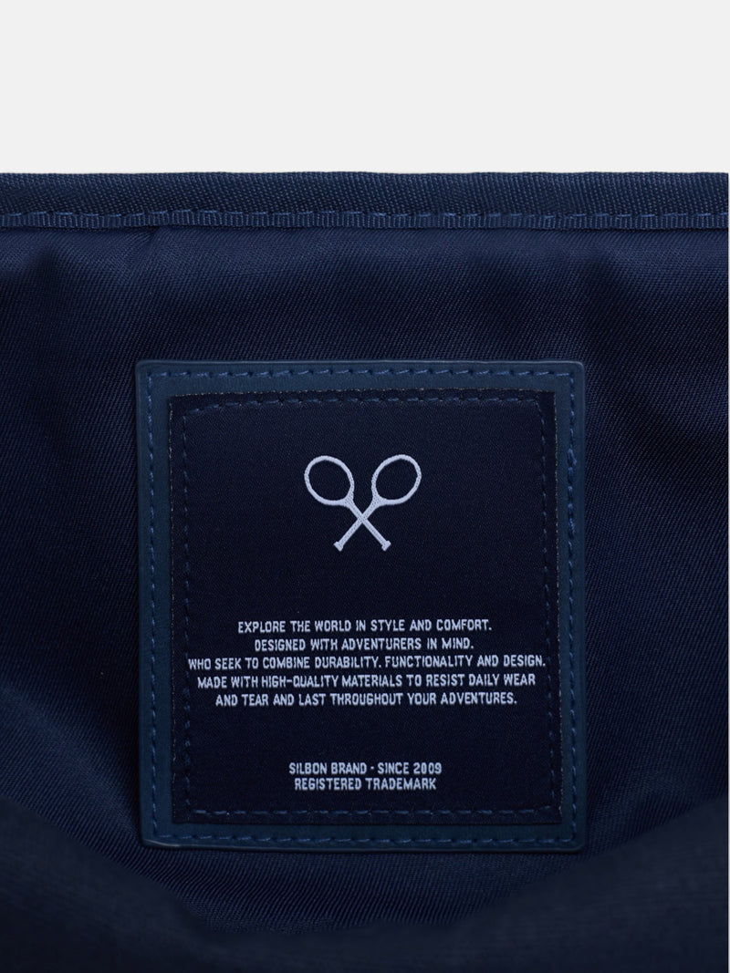 Necessaire clássico raquetes azul-marinho