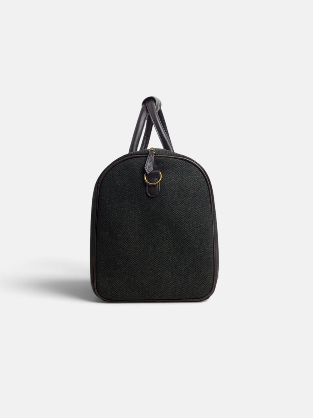 Sac de voyage en tissu chevron vert