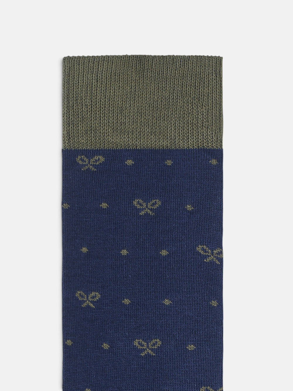 Chaussettes à pois verts