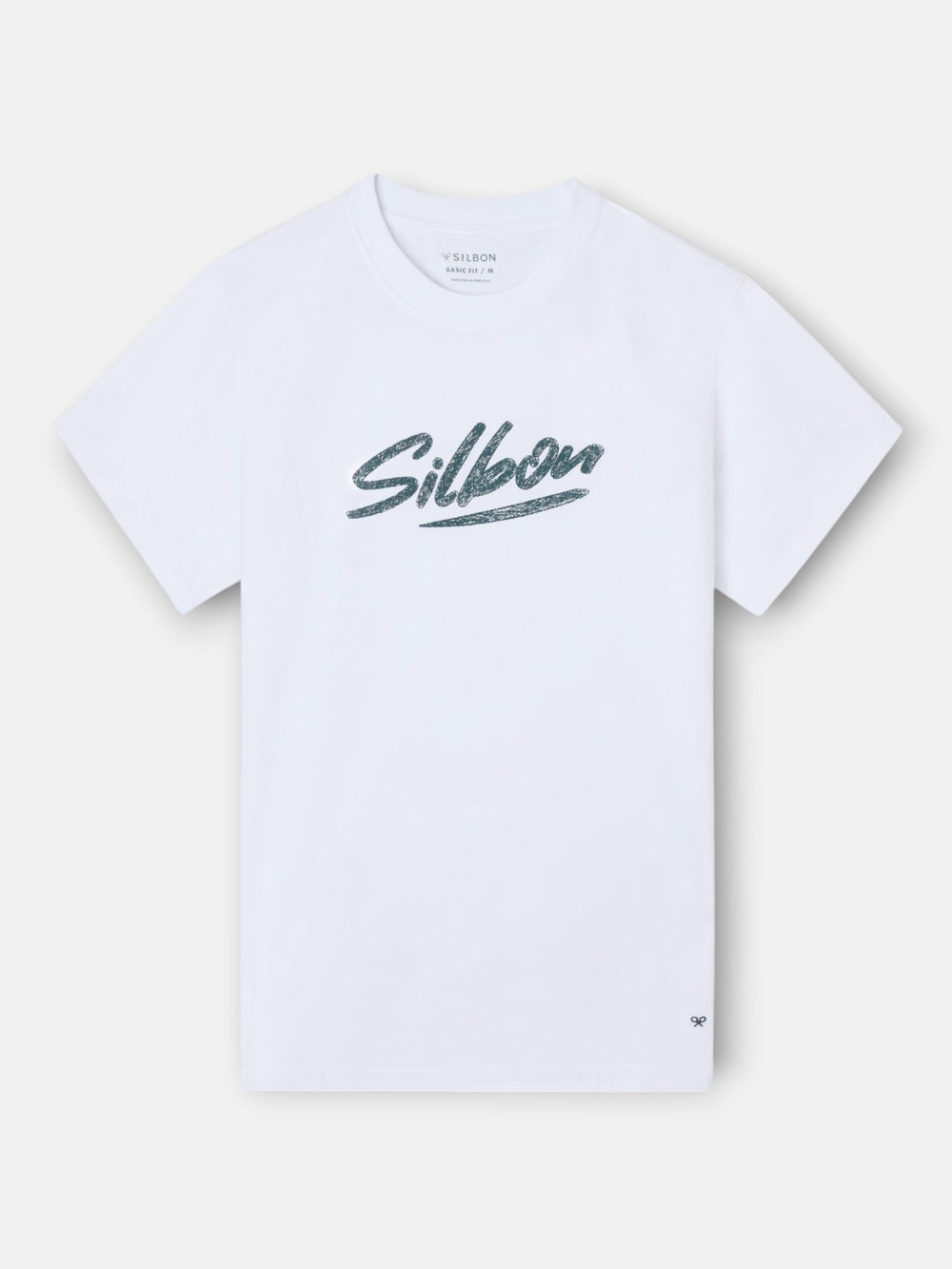Camiseta silbon pencil blanca