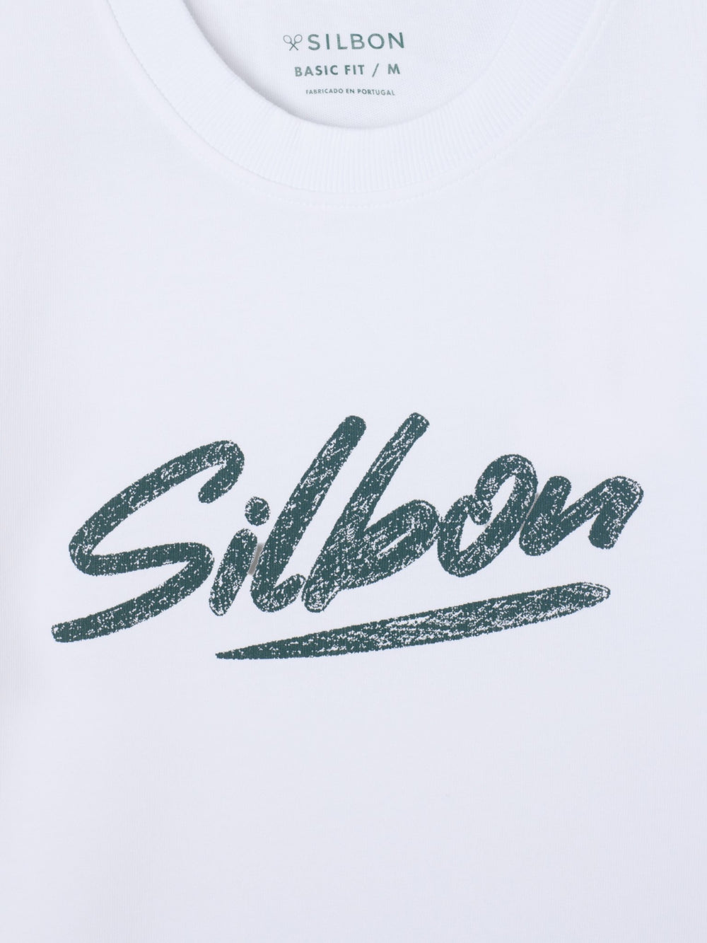 Camiseta silbon pencil blanca