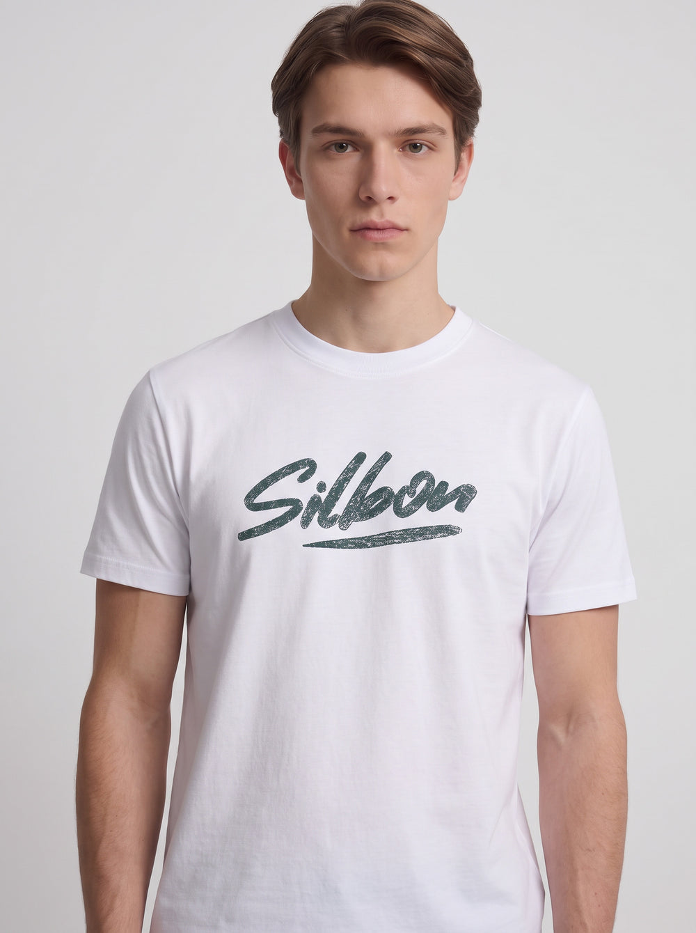 Camiseta silbon pencil blanca