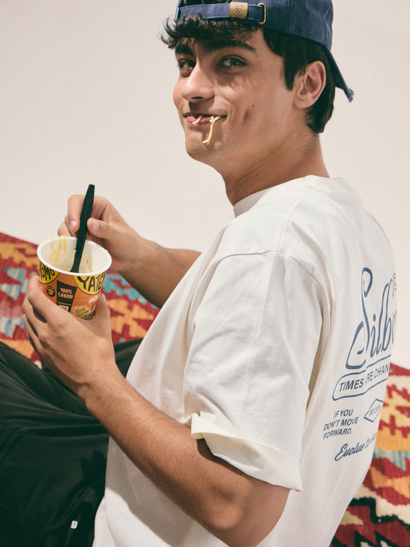 T-shirt special fit evolve to survive crème