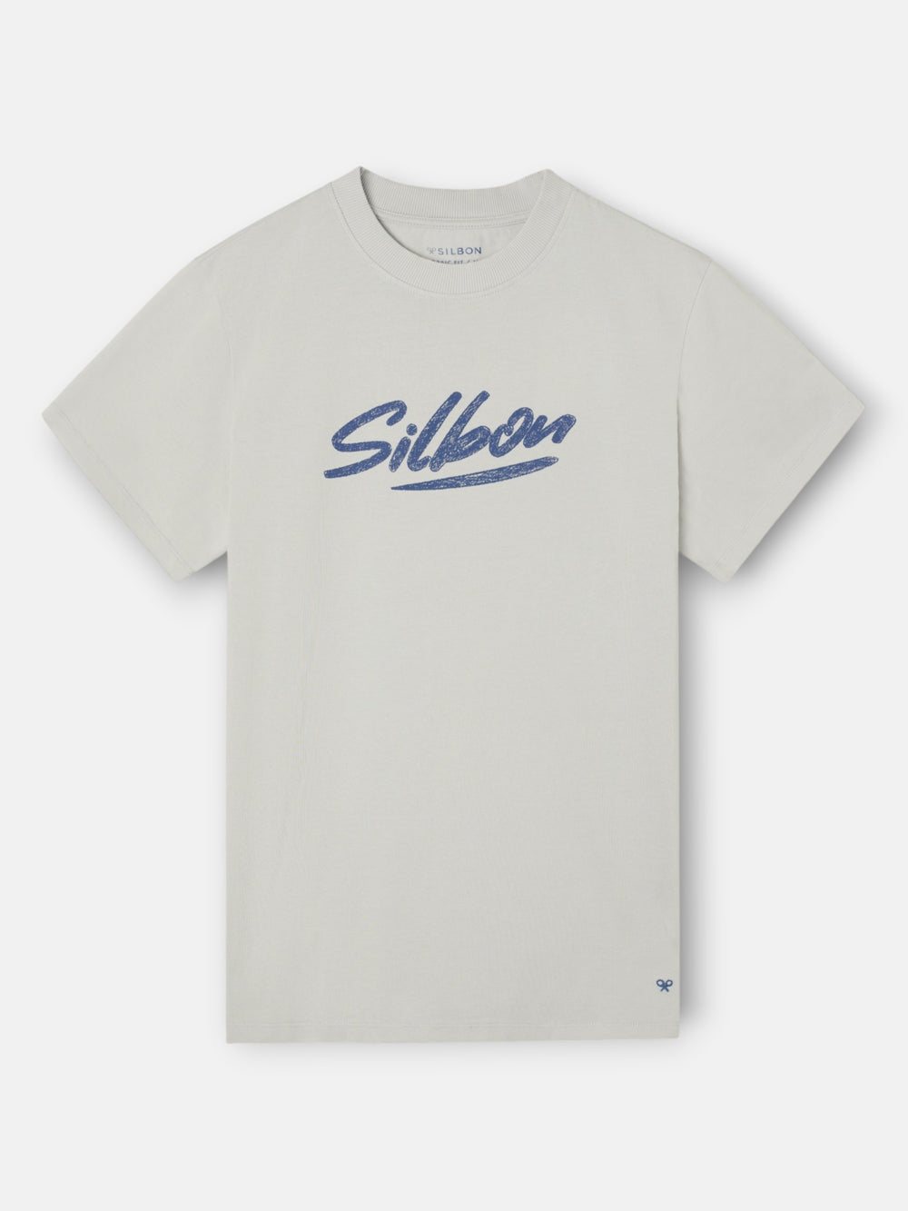 Camiseta silbon pencil gris claro