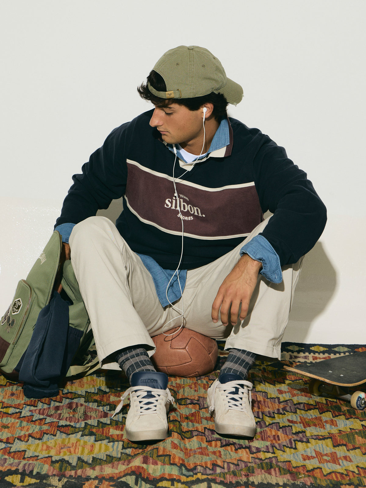 Sudadera polo young stories azul marino