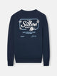 Sudadera relaxed fit silbon society azul