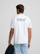 Camiseta silbon pen marker blanca