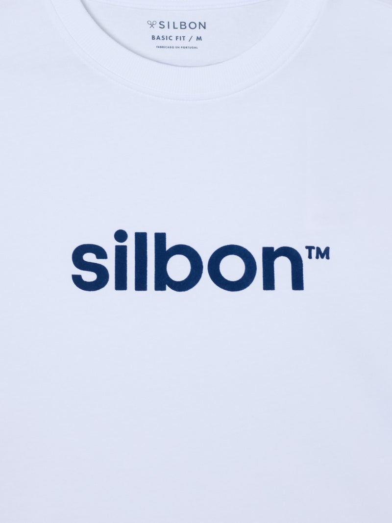 Camiseta Silbon flock blanca
