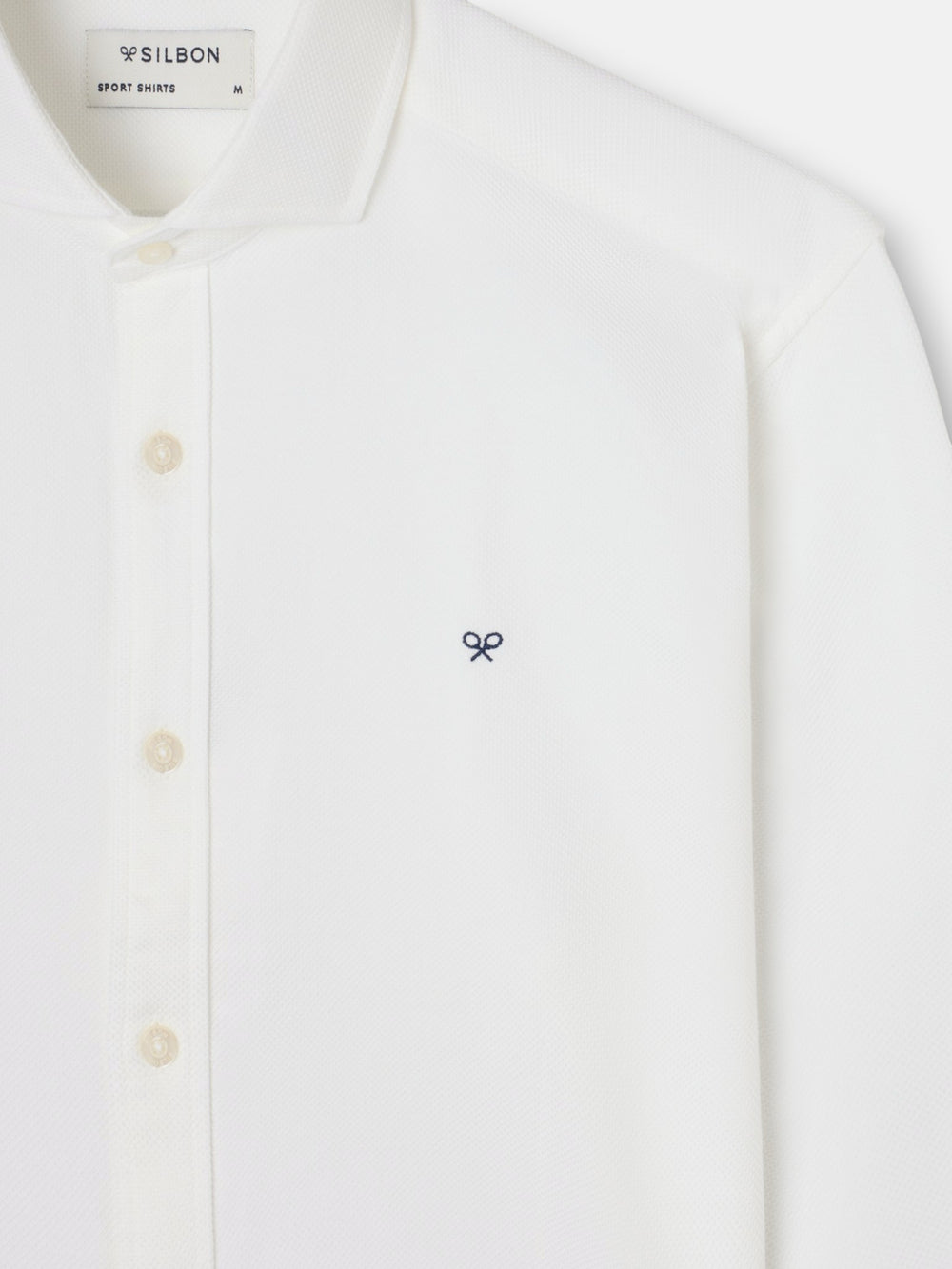 Camisa sport estructura blanca
