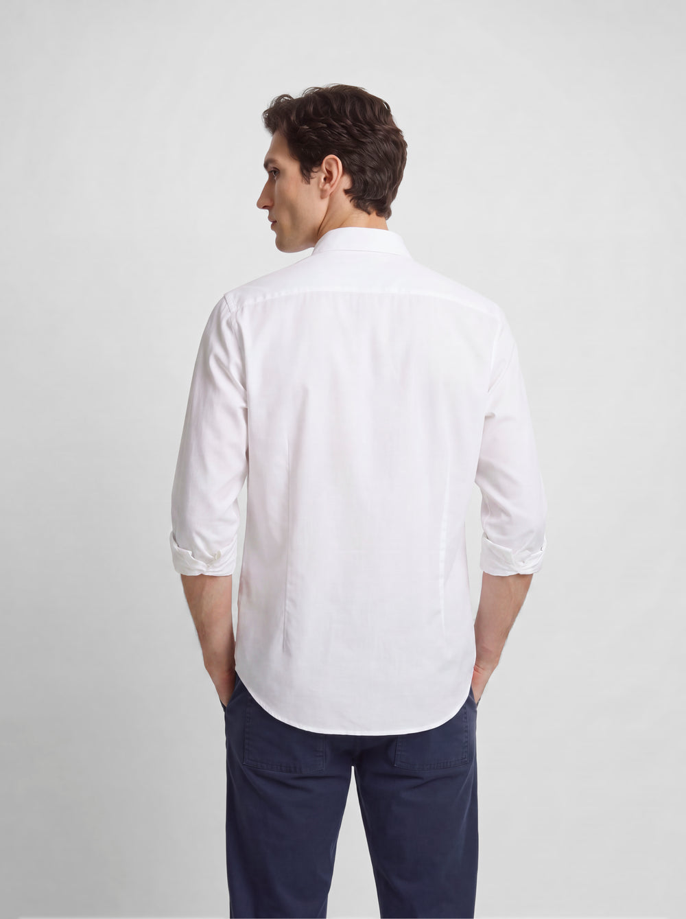 Camisa sport estructura blanca