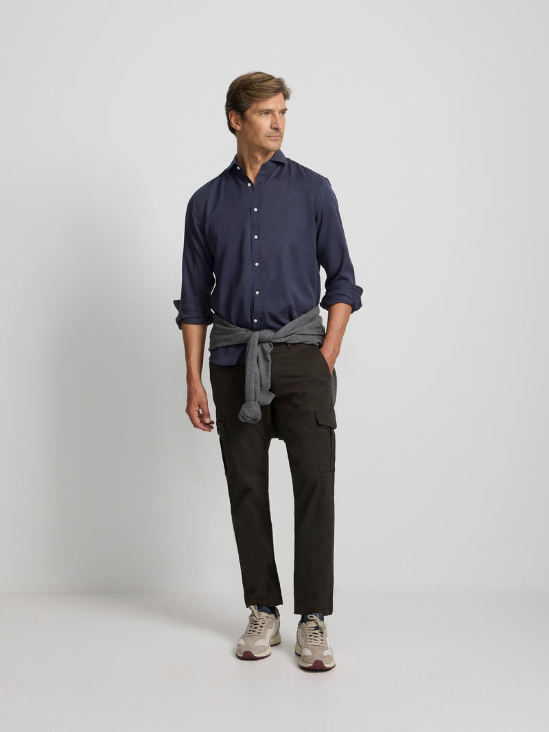Camisa sport soft navy