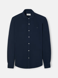 Chemise sport piqué marine