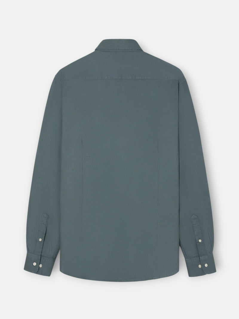 Chemise sport à chevrons vert moyen