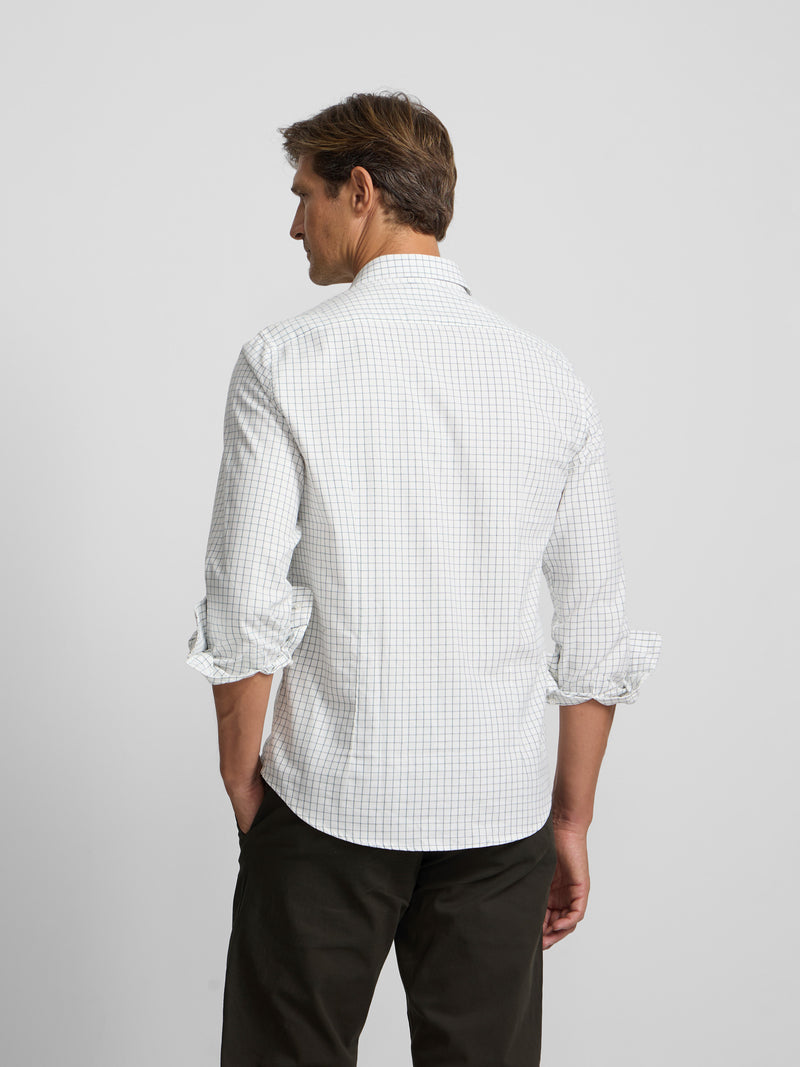 Camisa sport warm cuadros verdes