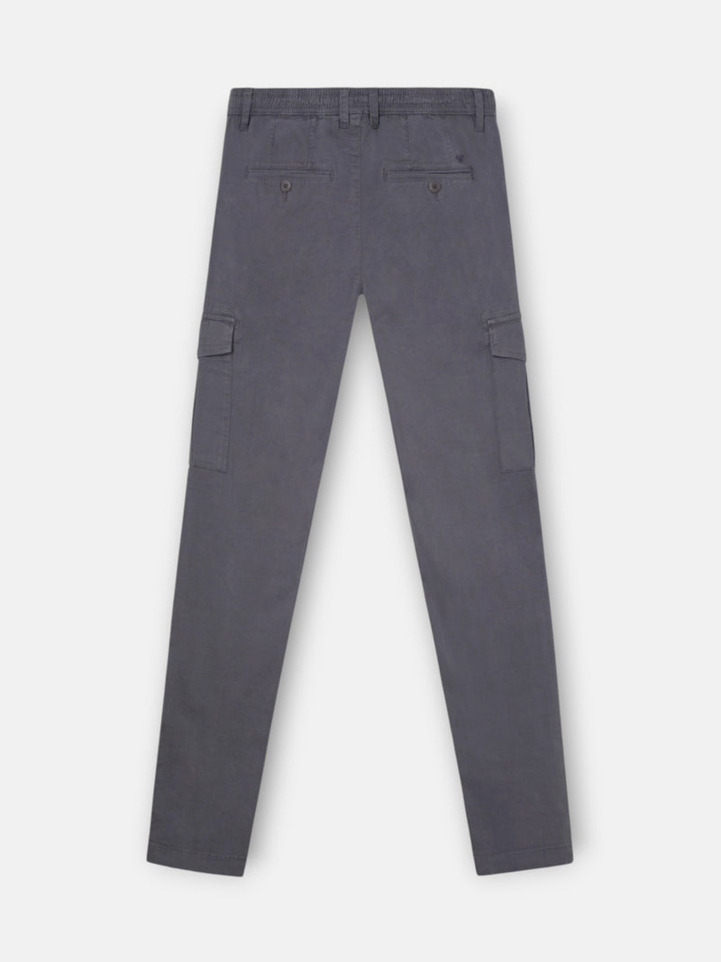 Calças desportivas jogger cargo cinzento escuro