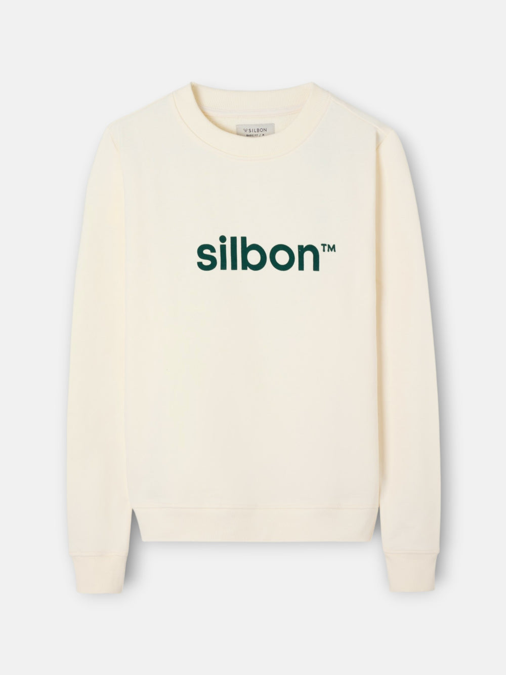 Sweatshirt Silbon flock creme
