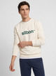 Sudadera Silbon flock crema