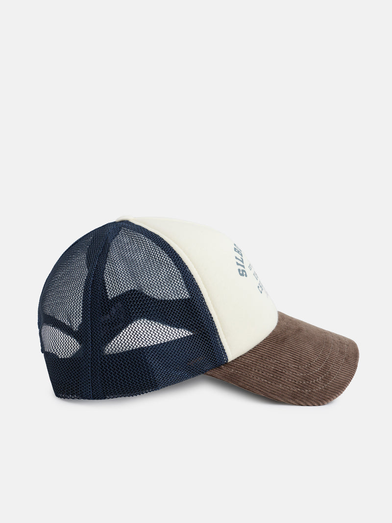 Casquette trucker varsity marron