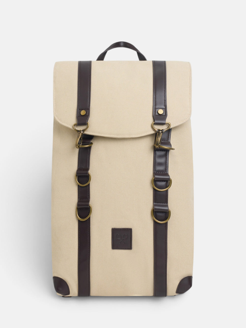 Sac à dos beige ajustable