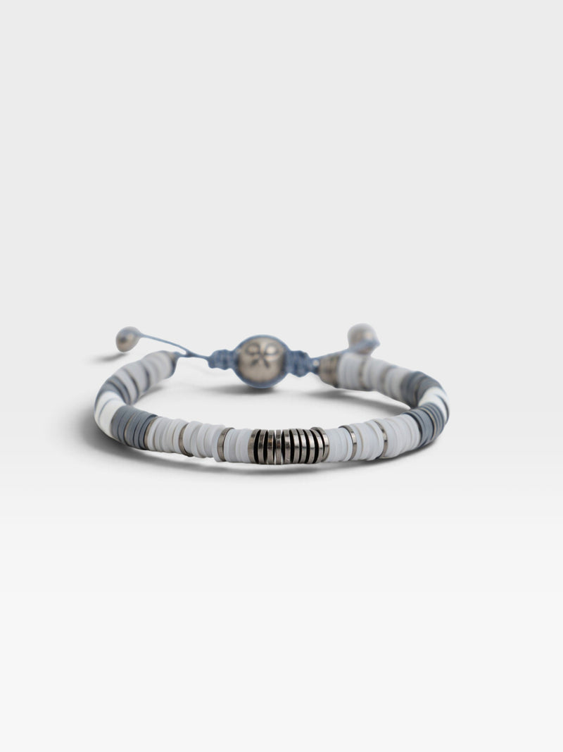 Pulsera cilindro raqueta gris