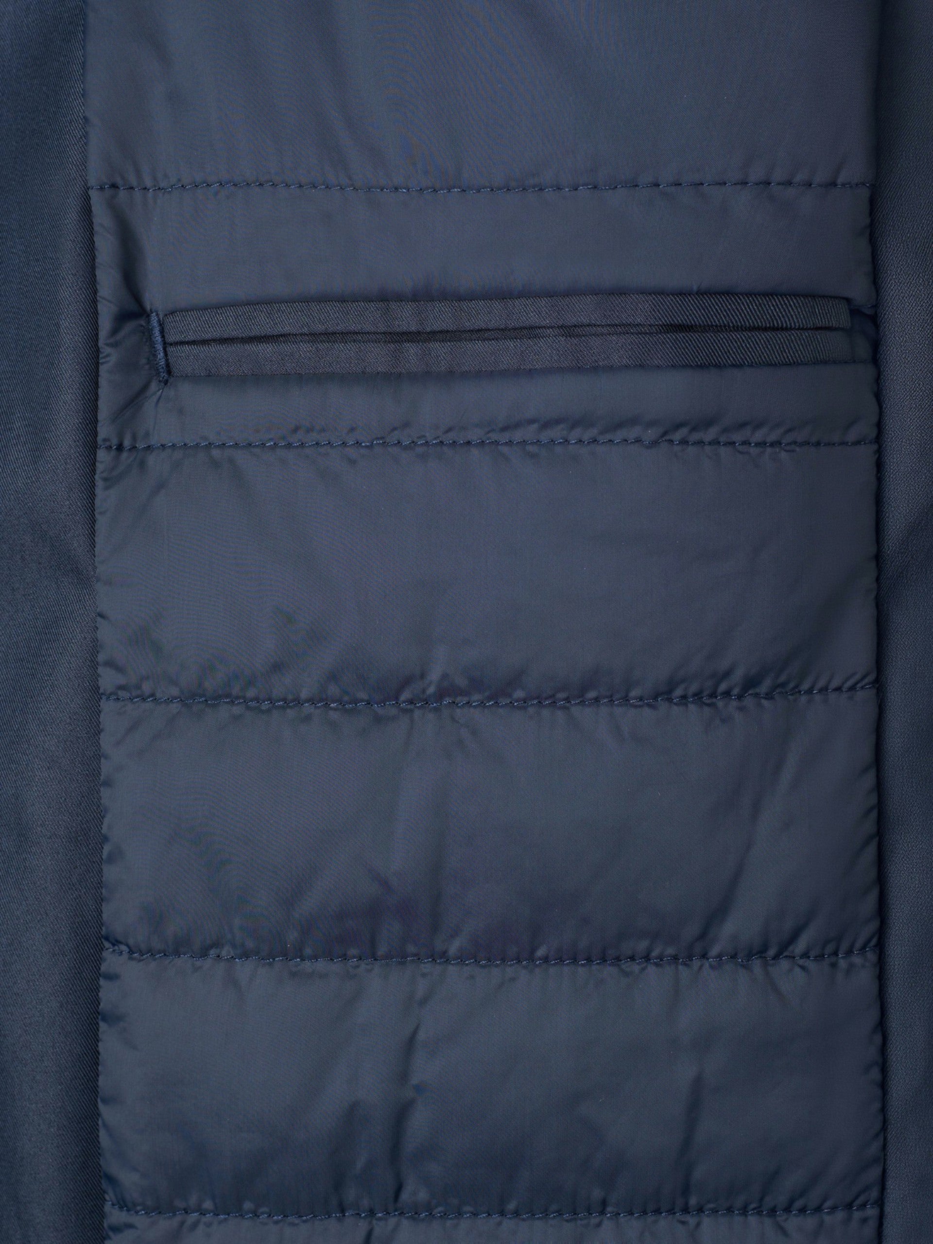 Gabardina corta azul marino