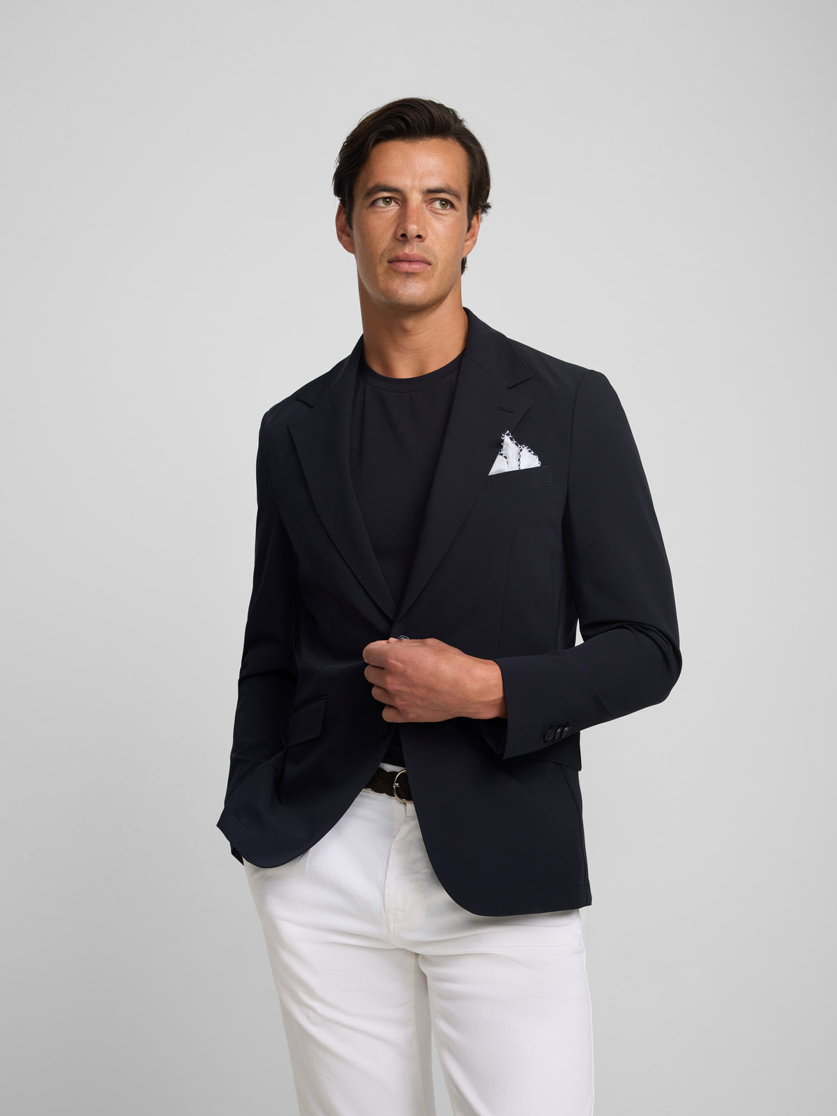 Blazer técnico azul-marinho