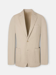 Blazer casual reto bege