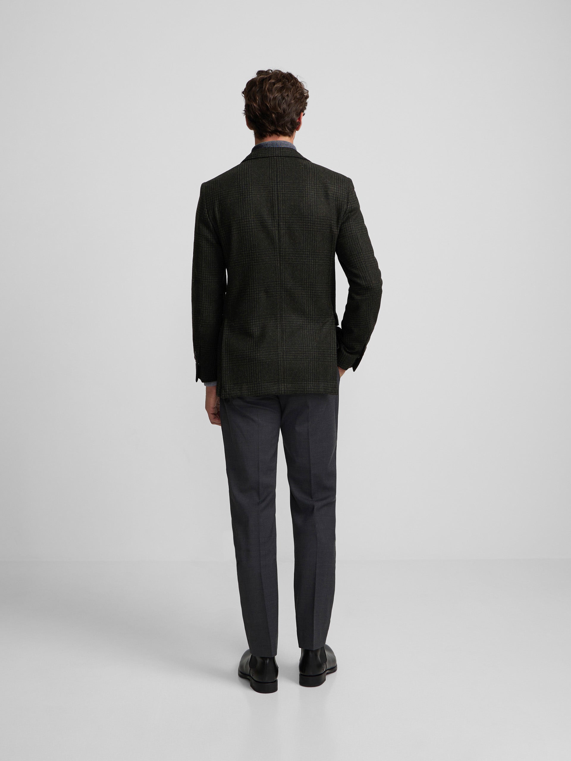 Veste prince de Galles verte