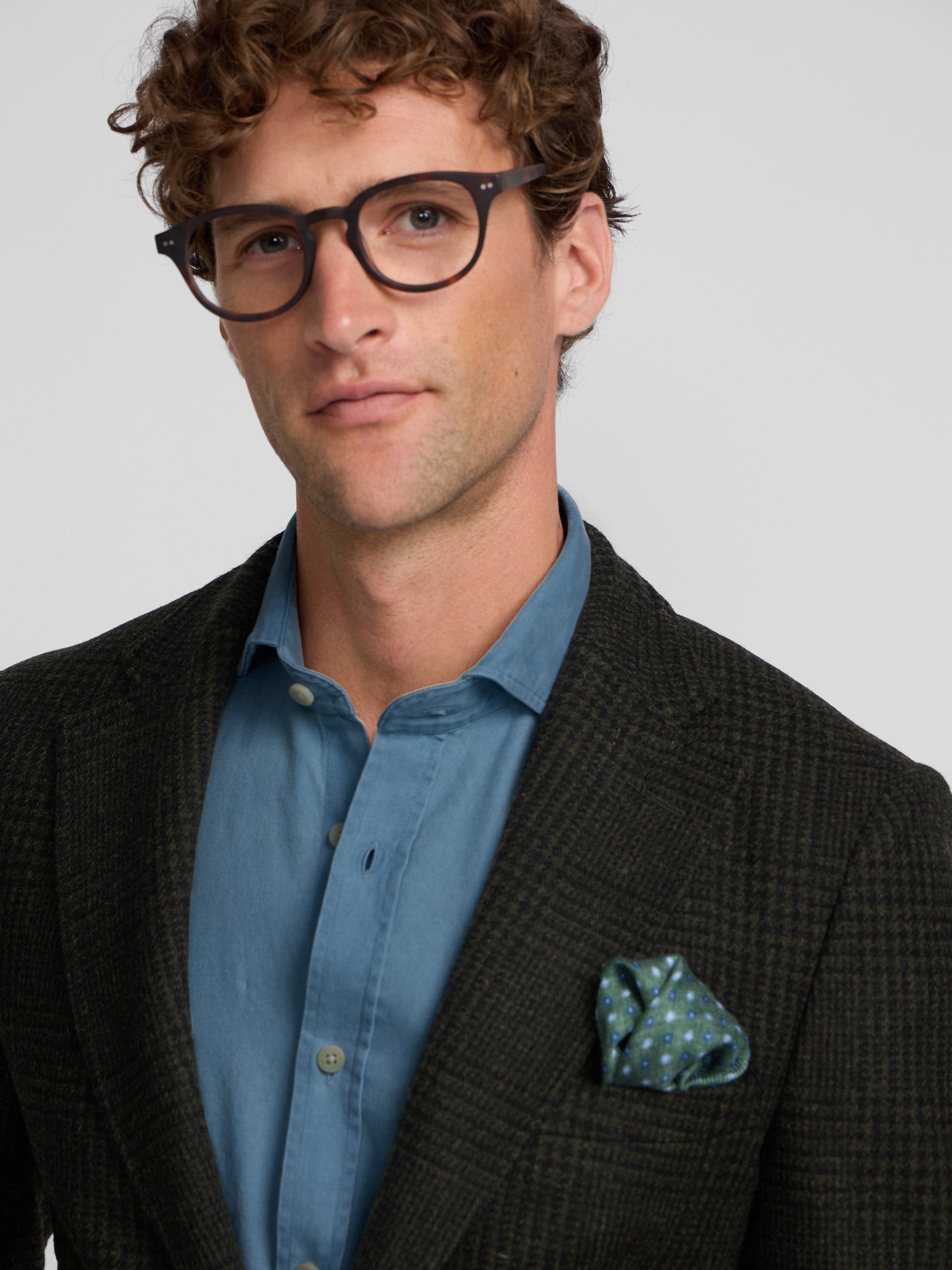 Veste prince de Galles verte