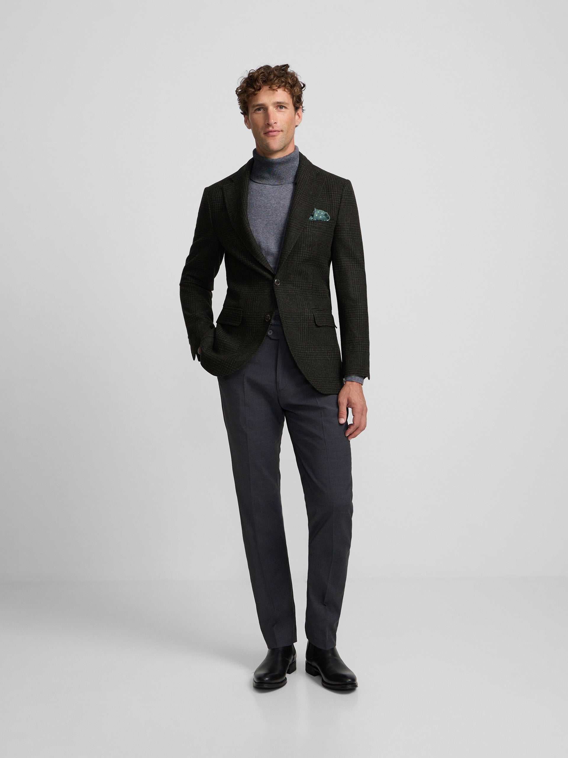 Veste prince de Galles verte