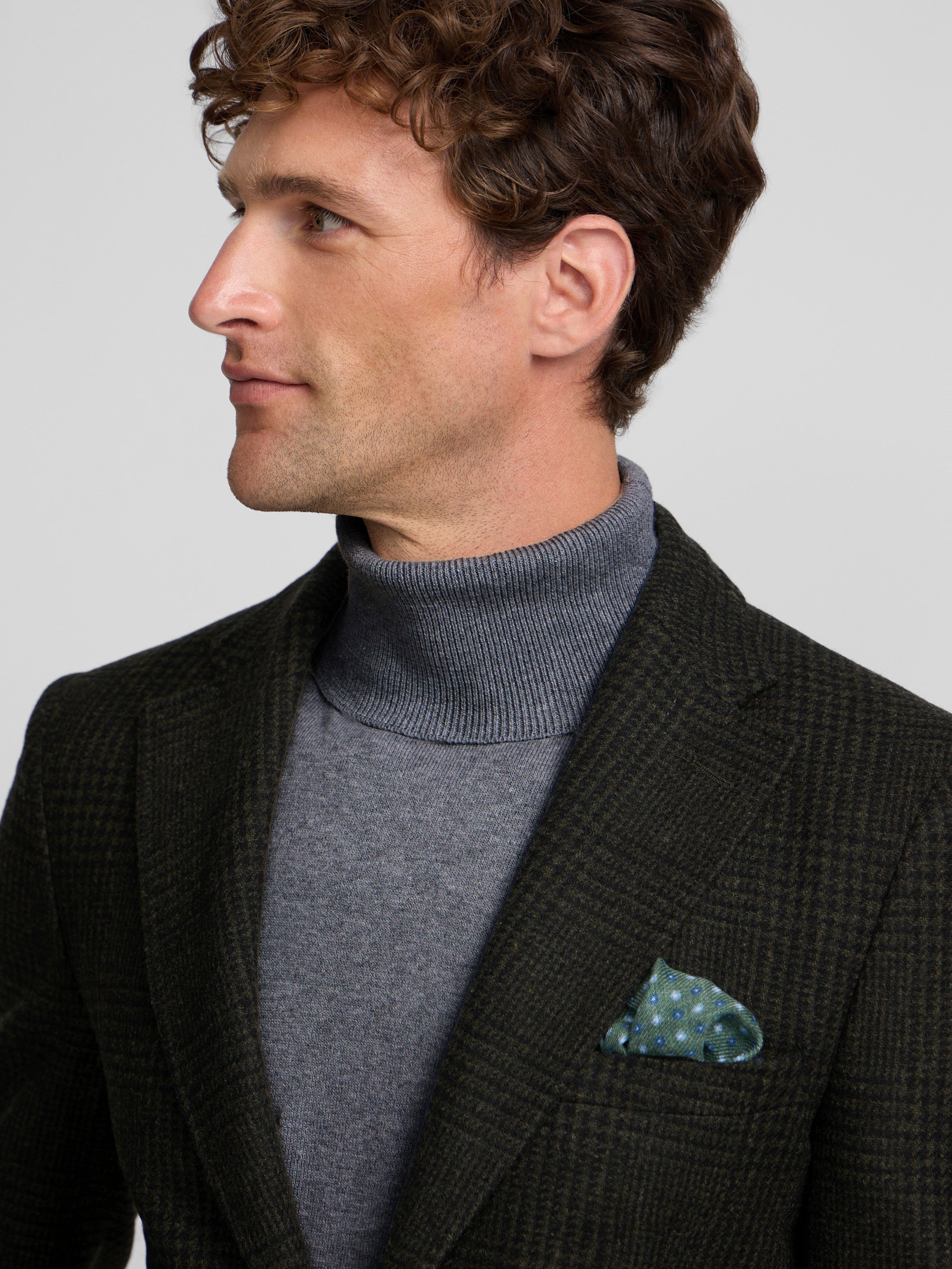 Veste prince de Galles verte