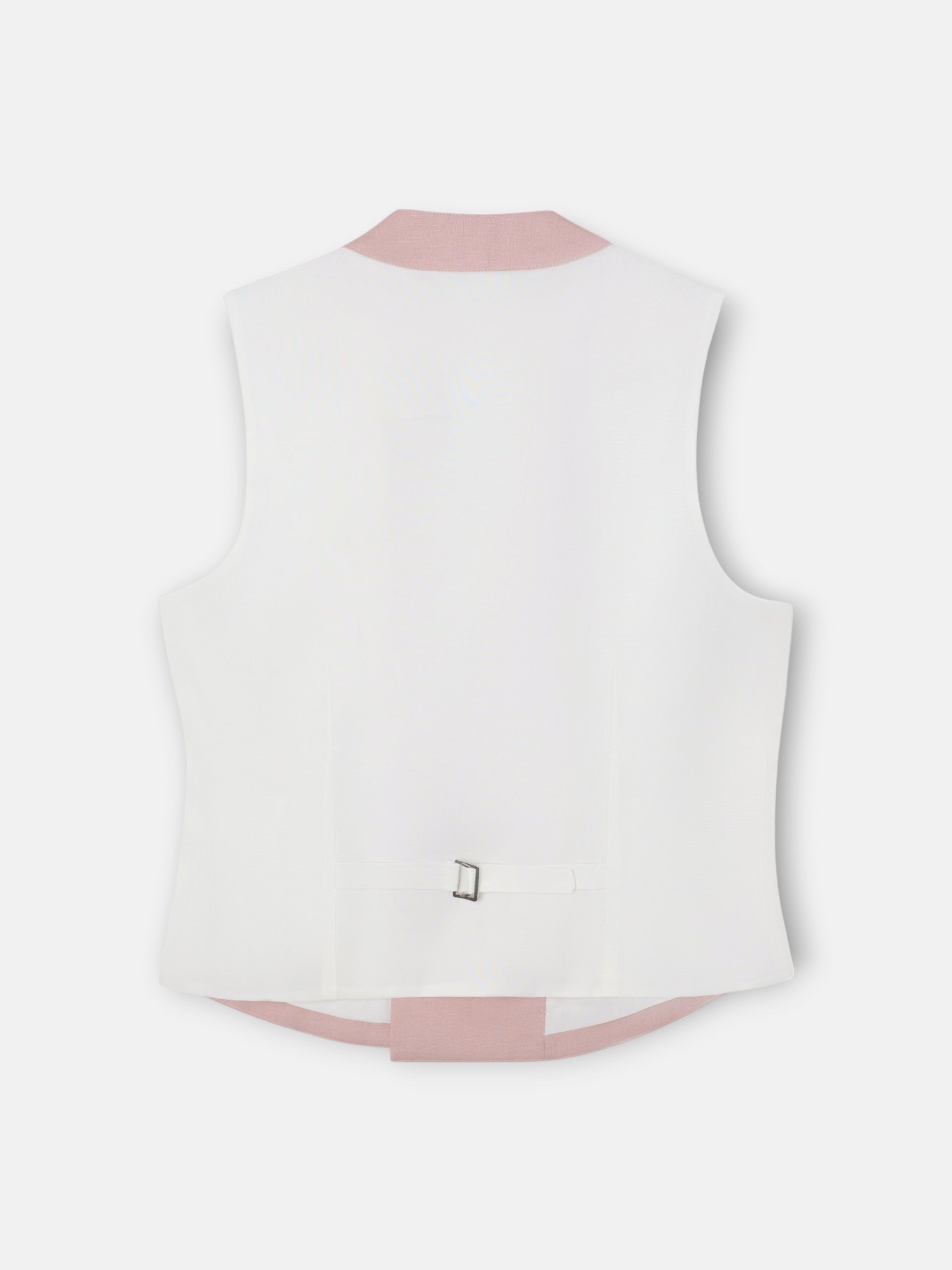 Chaleco chaque cuello clasico coral