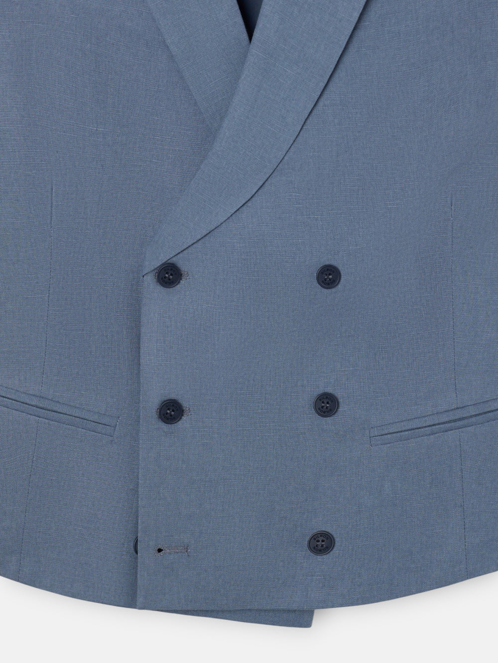 Gilet chaque col classique ardoise