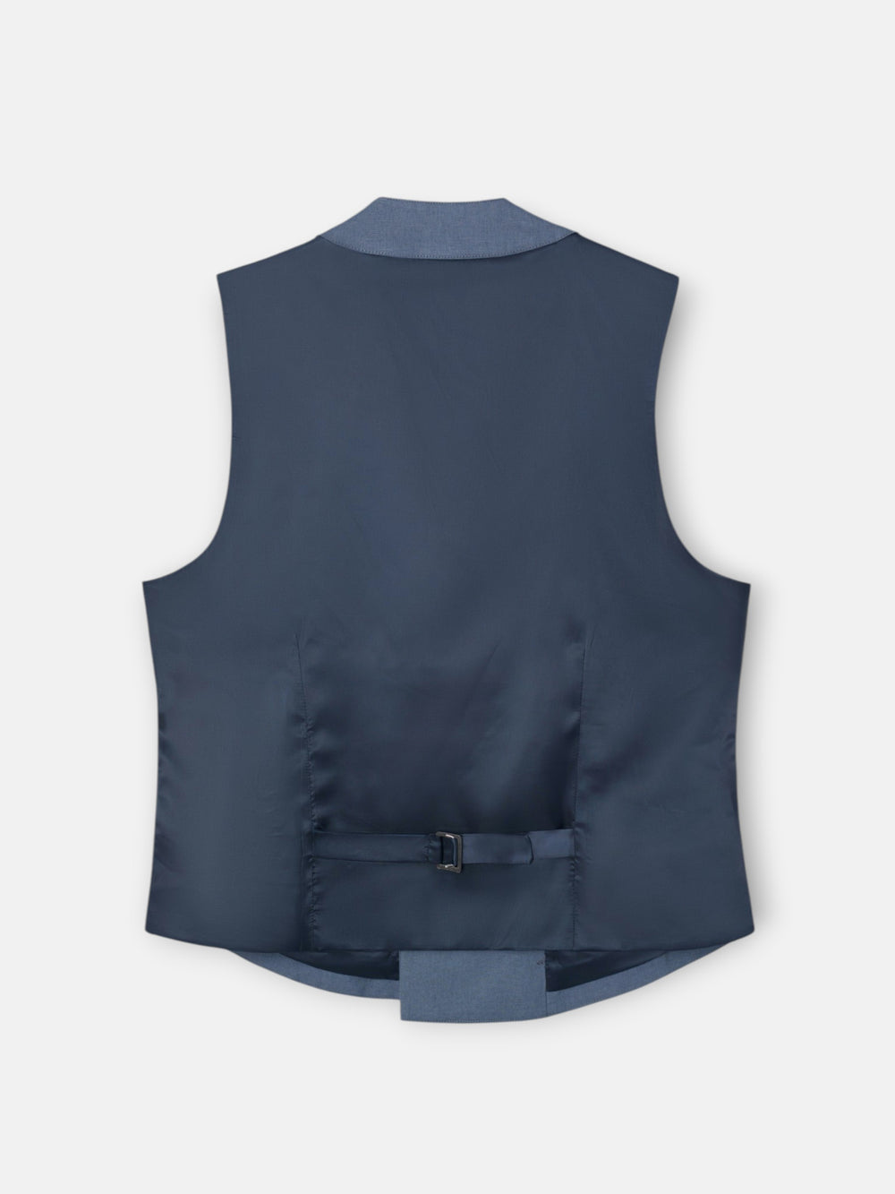 Gilet chaque col classique ardoise