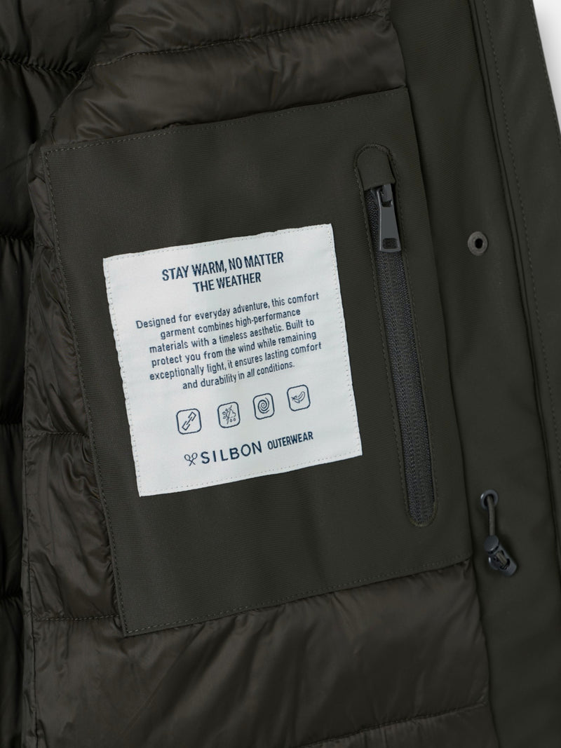 Parka tailoring woman verde