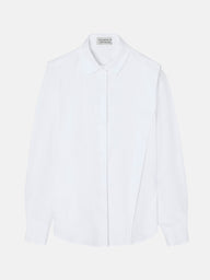 Camisa estruturada espinha branco