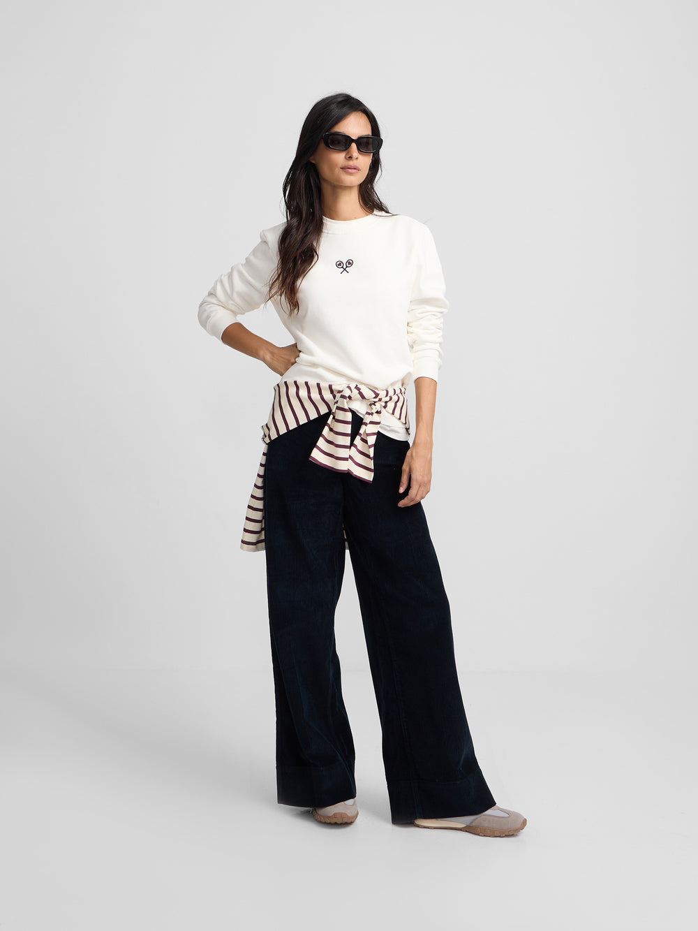 Women's Lucky Love Sweatshirt in Off-White