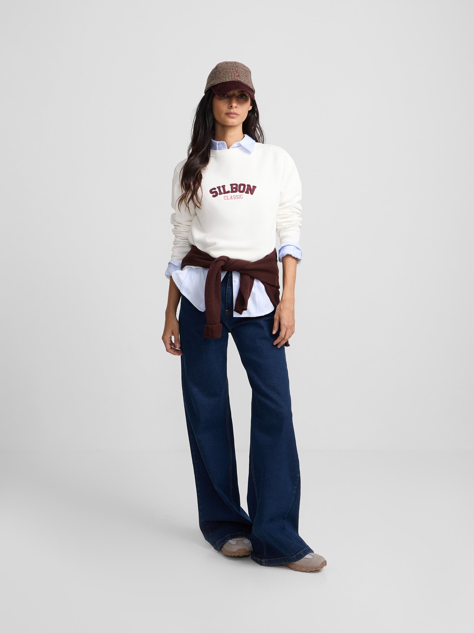 Sweatshirt mulher silbon classic cru