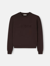 Sweat-shirt femme Silbon marron