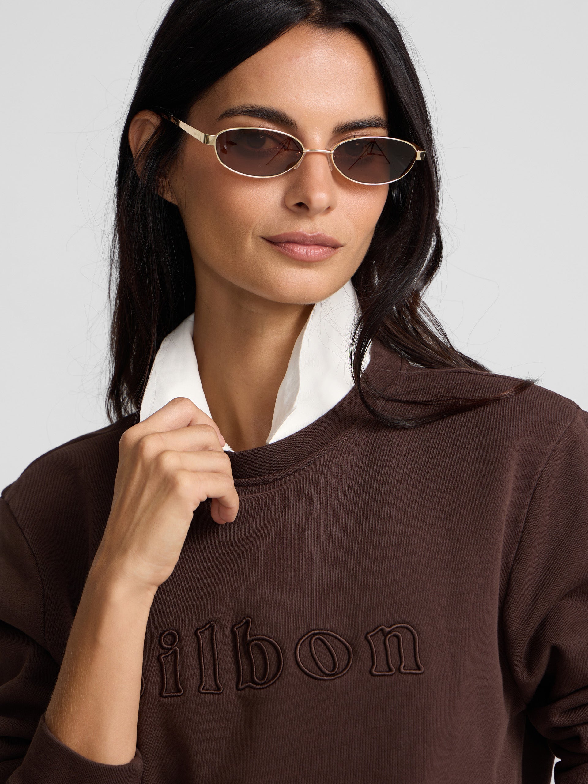 Brown Silbon women's sweatshirt