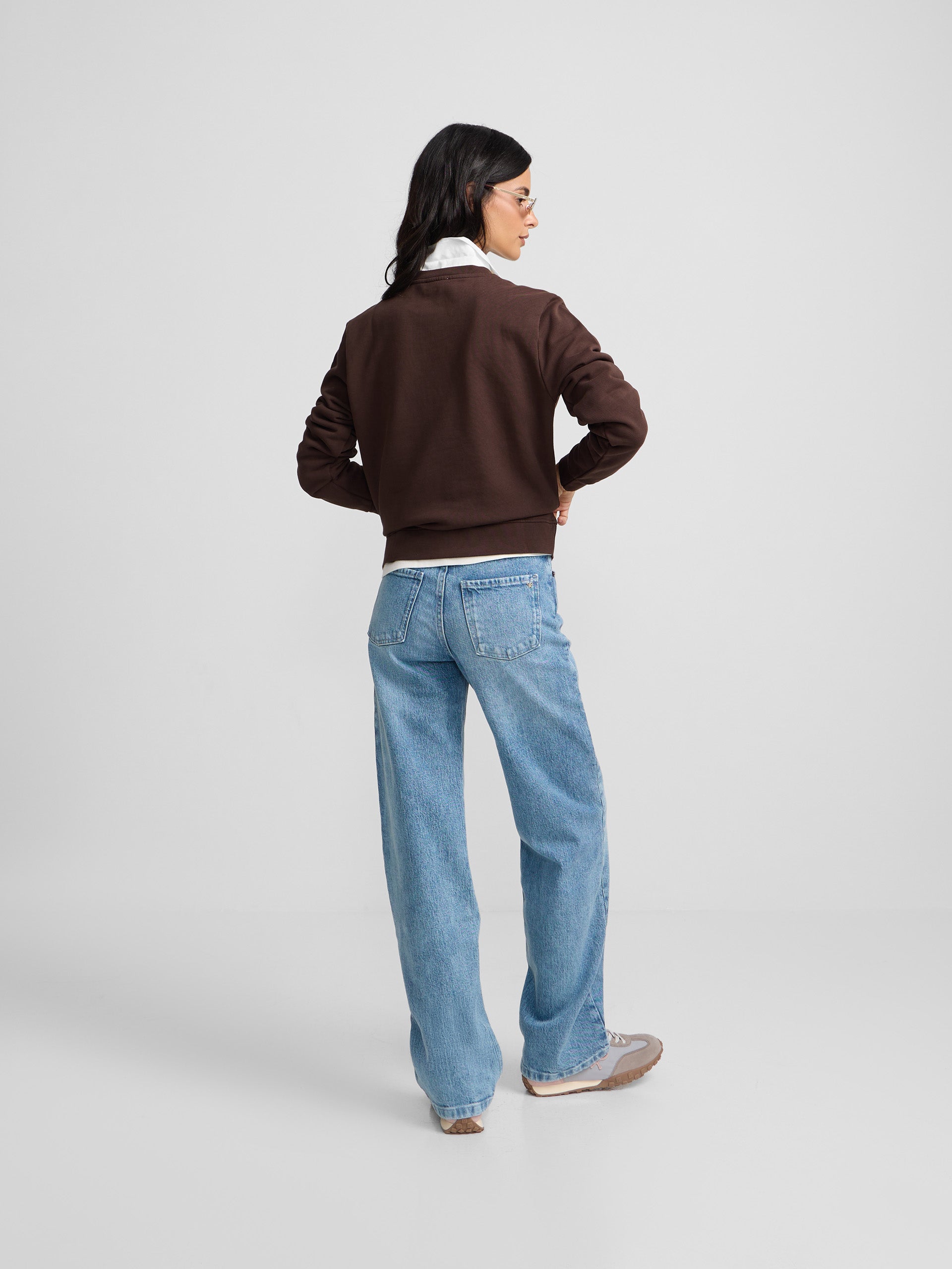 Brown Silbon women's sweatshirt