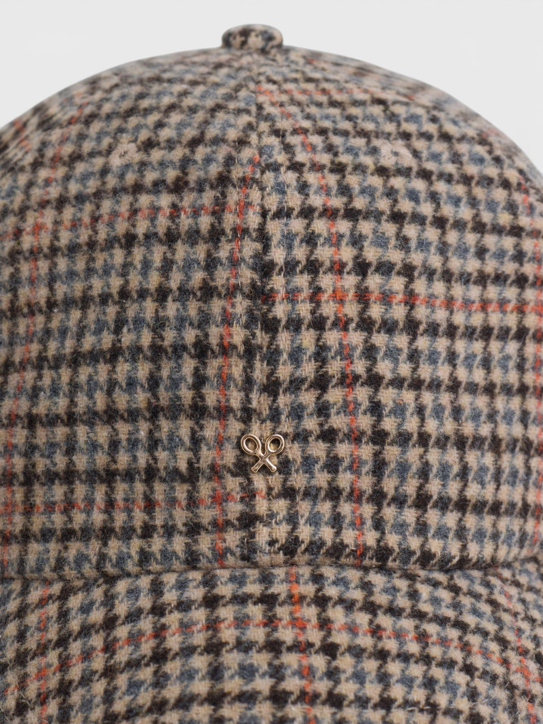 Silbon multicolor checkered cap